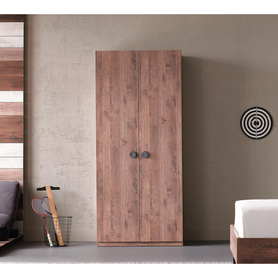 Шкаф платяной Enza Home Orlando, 2 дверный, размер 91х61х222 см (EH46525)EH46525