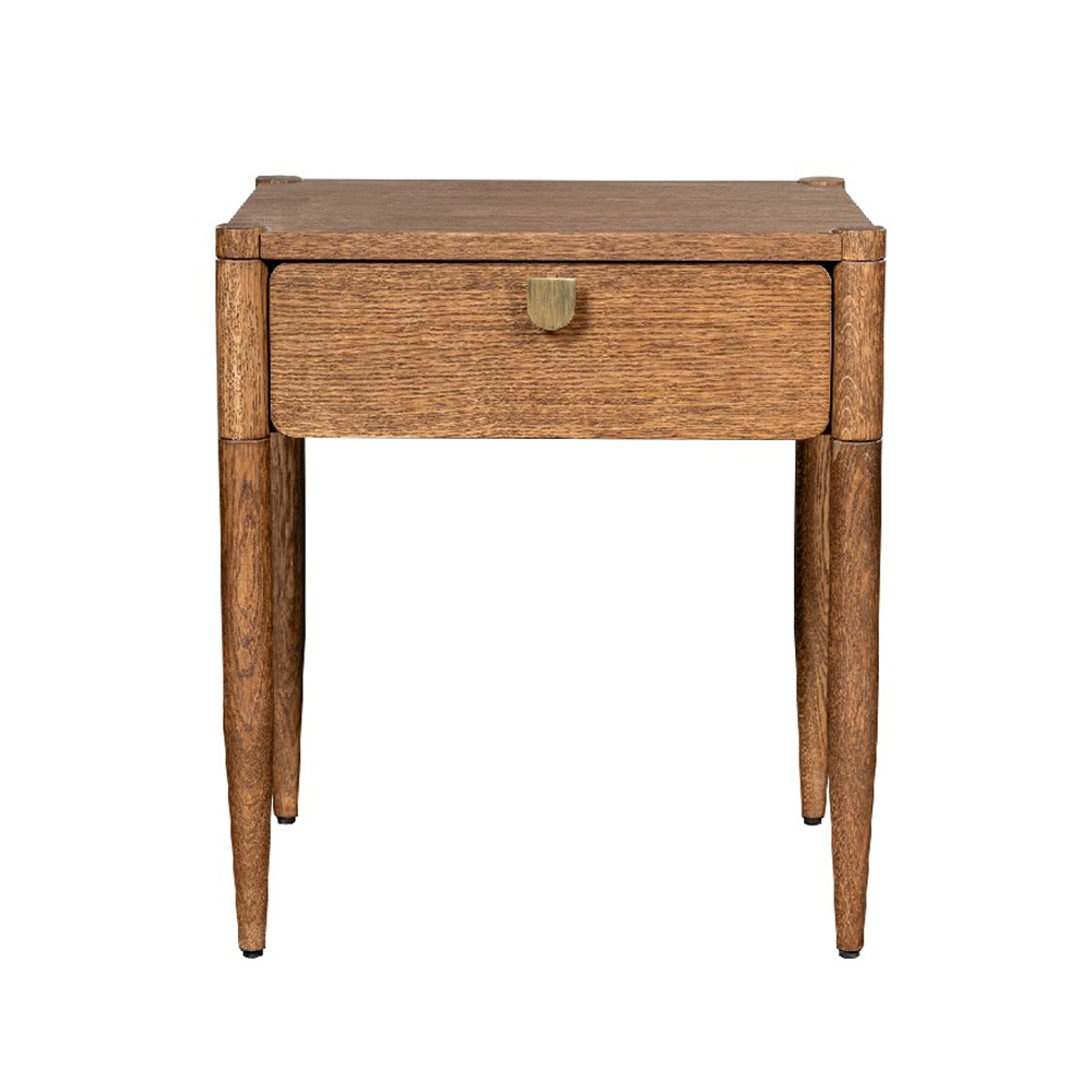 Тумба прикроватная Vissam Gven, с 1 ящиком, размер 56х45х63 см, цвет Глейс американский орех (26020.01)26020.01