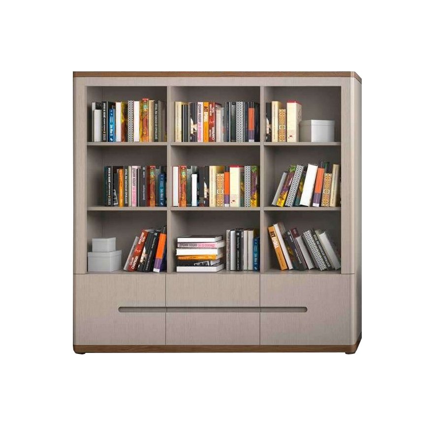 Книжный шкаф Monrabal Chirivella Valentina, на цоколе, 150x35x155 см (LI002)LI002
