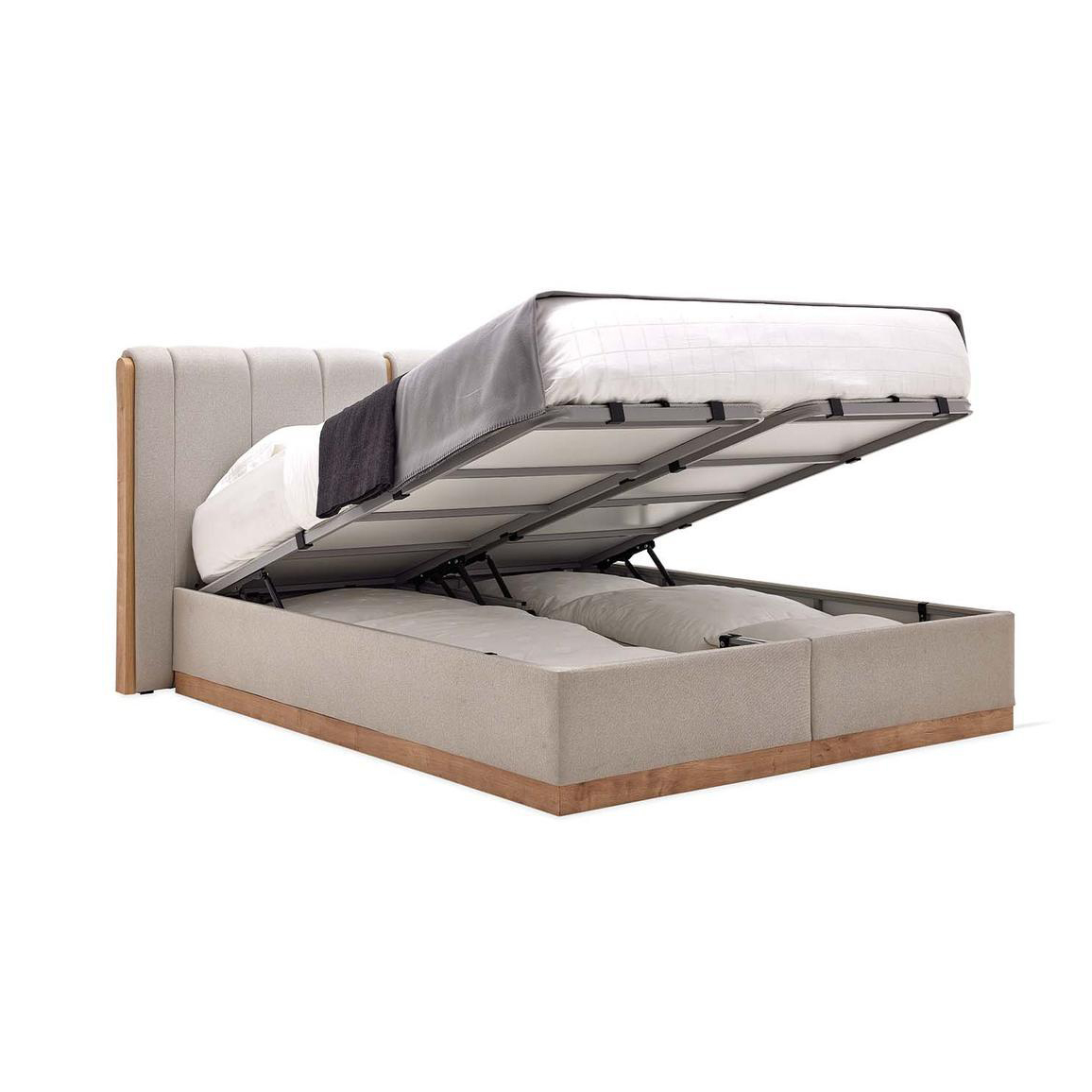 Кровать Enza Home Polka, двуспальная, с подъемным механизмом, 180х200 см (остатки) Кровать Enza Home Polka, двуспальная, с подъемным механизмом, 180х200 см (остатки)