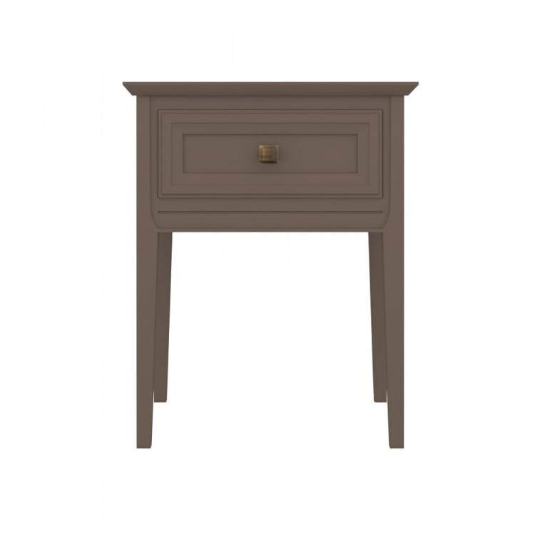 Тумбочка прикроватная Tesoro Quartz, 1 ящик, 49х40х62 см, цвет: кварц (T301WU)T301QU