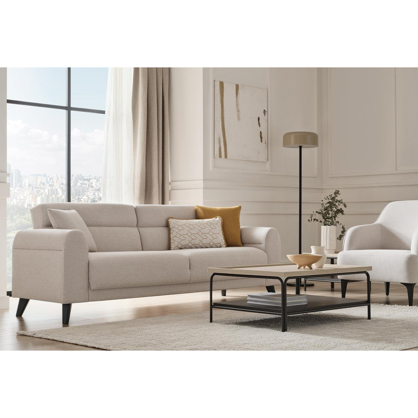Диван-кровать Enza Home Paloma, 3-местный, размер 222х84х82 см1614213263401 Диван-кровать Enza Home Paloma, 3-местный, размер 222х84х82 см1614213263401