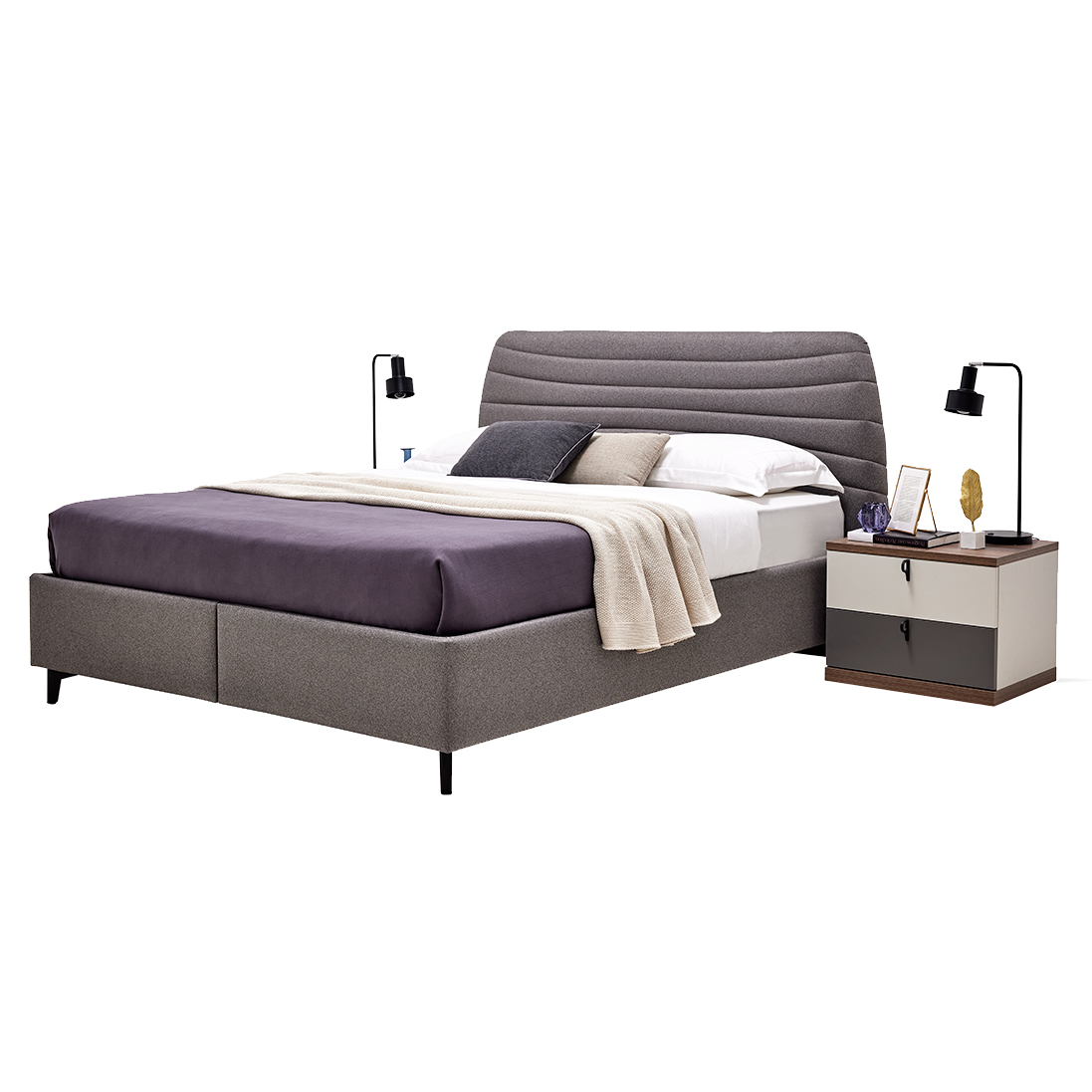 Кровать Enza Home Cordell, полуторная, с подъемным механизмом, 150х200 см Кровать Enza Home Cordell, полуторная, с подъемным механизмом, 150х200 см