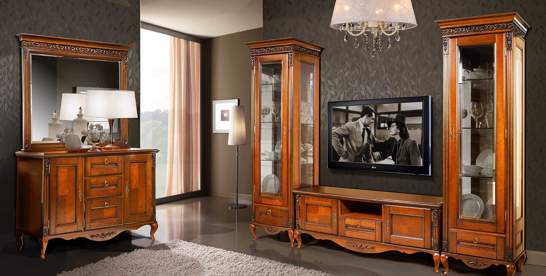 Витрина Timber Неаполь, однодверная левая, цвет: янтарь (Т-401L/Y)T-401L/Y Витрина Timber Неаполь, однодверная левая, цвет: янтарь (Т-401L/Y)T-401L/Y