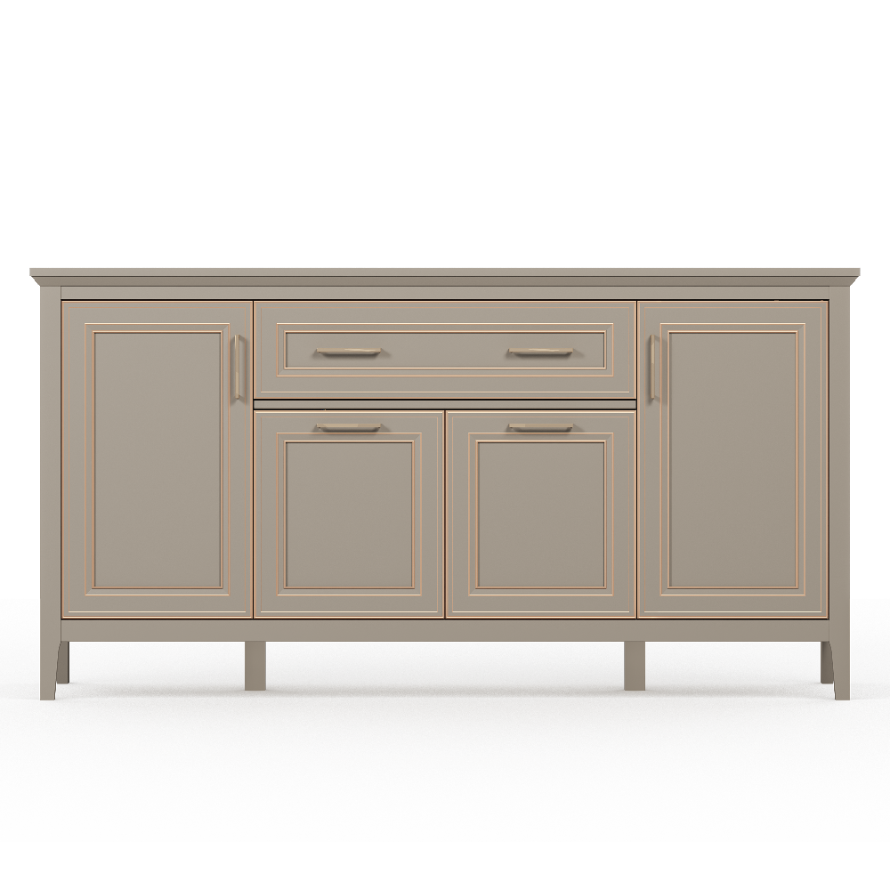 Комод-прилавок БРВ Классик (Classic), 177x40x93 см, цвет: глиняный серый (KOM4D1S)KOM4D1S