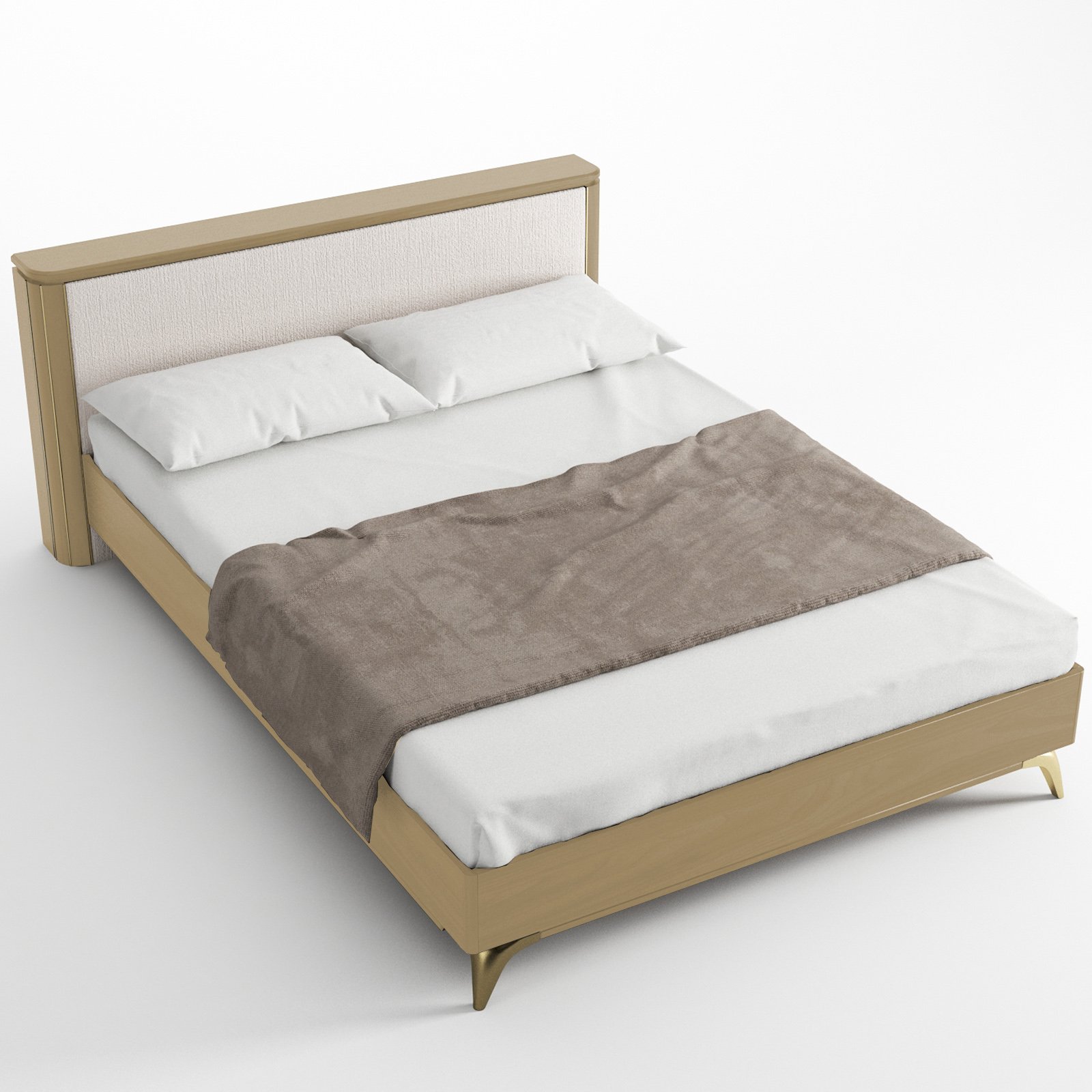 Кровать SDK Home Luna, 160/180x200, цвет клаудиLN.M21.184х22.U.K