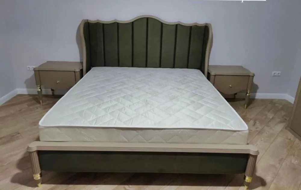 Кровать Арида София 180х200 см, цвет бежевый, 198х212х142 см Кровать Арида София 180х200 см, цвет бежевый, 198х212х142 см