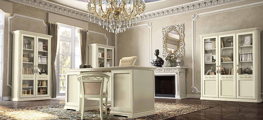 Красивая итальянская мебель для кабинета от «Кемел Групп»